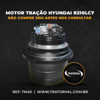 Motor Tração Escavadeira Hyundai R210LC-7 Completo TM40
