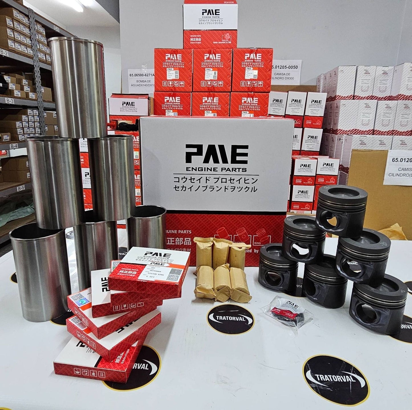 Kit Cilindro 20890422 Motor Deutz D6E Escavadeira Volvo