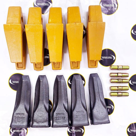 Kit Suporte + Dente + Pino Caçamba PC200 15 Peças Tratorval